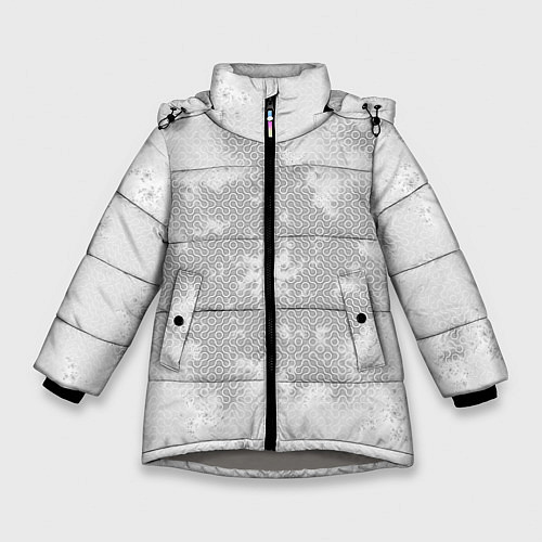 Зимняя куртка для девочки Коллекция Journey Метель 388-1-1 / 3D-Светло-серый – фото 1