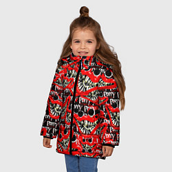 Куртка зимняя для девочки POPPY PLAYTIME GAME ИГРА ПОППИ ПЛЕЙТАЙМ, цвет: 3D-красный — фото 2