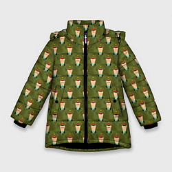 Зимняя куртка для девочки Офицеры Армия