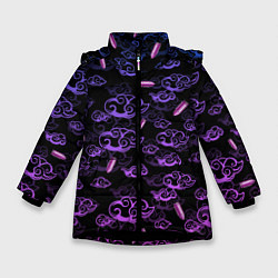 Куртка зимняя для девочки ARCANE League Of Legends ТАТУИРОВКА JINX, цвет: 3D-черный