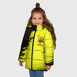 Куртка зимняя для девочки Кобра Кай Каратэ, цвет: 3D-светло-серый — фото 2