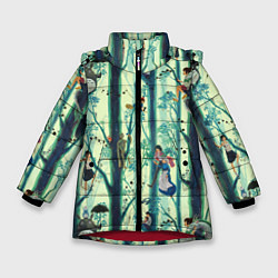 Куртка зимняя для девочки Ghibli All, цвет: 3D-красный