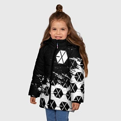 Куртка зимняя для девочки EXO BAND : эхо, цвет: 3D-красный — фото 2