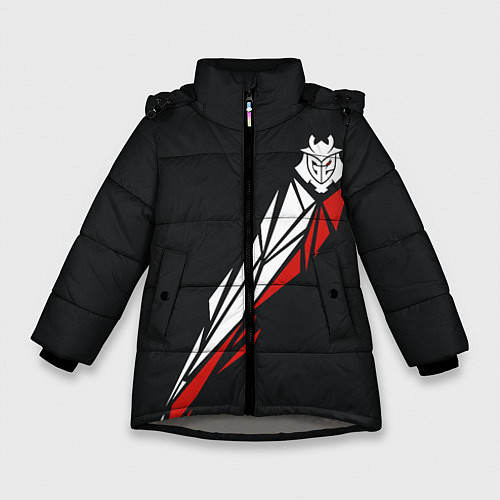 Зимняя куртка для девочки G2 Jersey Pro 202223 / 3D-Светло-серый – фото 1