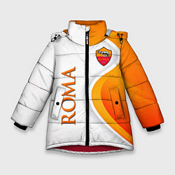 Куртка зимняя для девочки Рома, цвет: 3D-красный