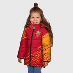 Куртка зимняя для девочки Roma Рома, цвет: 3D-светло-серый — фото 2