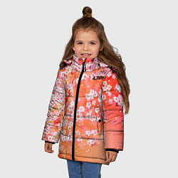 Куртка зимняя для девочки Весенняя волна, цвет: 3D-светло-серый — фото 2