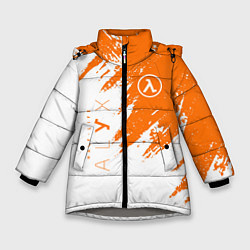 Зимняя куртка для девочки Half-life texture