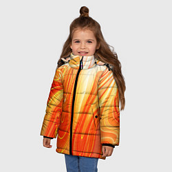 Куртка зимняя для девочки Карамельная нуга Гранж, цвет: 3D-красный — фото 2