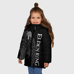 Куртка зимняя для девочки СВЯТОЕ ДРЕВО МИКЕЛЛЫ ЕЛДЕН РИНГ, цвет: 3D-светло-серый — фото 2