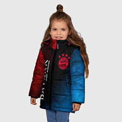 Куртка зимняя для девочки BAYERN Bayern Pro Sport Огонь, цвет: 3D-черный — фото 2