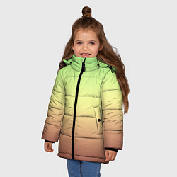 Куртка зимняя для девочки Градиент Фисташки Gradient, цвет: 3D-красный — фото 2
