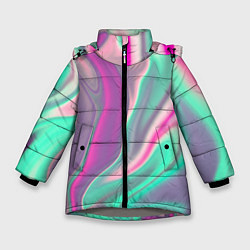 Куртка зимняя для девочки Digital Wave, цвет: 3D-светло-серый