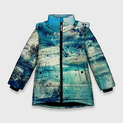 Зимняя куртка для девочки Прибрежная синева
