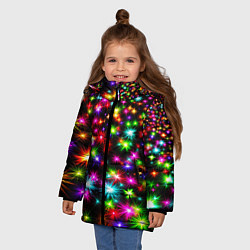 Куртка зимняя для девочки COLORFUL COLOR STARFALL, цвет: 3D-светло-серый — фото 2