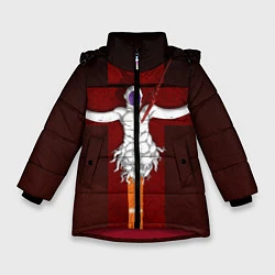 Куртка зимняя для девочки Evangelion Lilith, цвет: 3D-красный