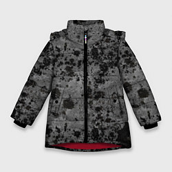 Куртка зимняя для девочки Камуфляж Metro, цвет: 3D-красный