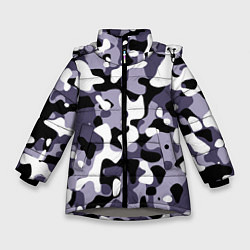 Куртка зимняя для девочки Камуфляж Common City, цвет: 3D-светло-серый