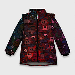 Куртка зимняя для девочки Плюшевые вестники ночи, цвет: 3D-светло-серый