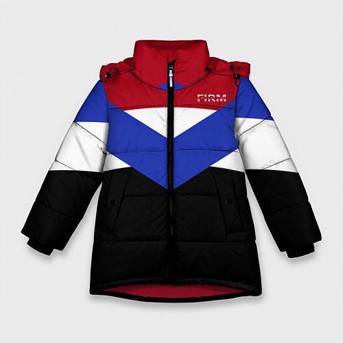 Зимняя куртка для девочки FIRM как из 90х / 3D-Красный – фото 1