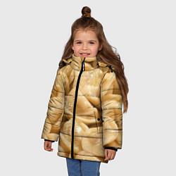 Куртка зимняя для девочки Пельмени, цвет: 3D-светло-серый — фото 2