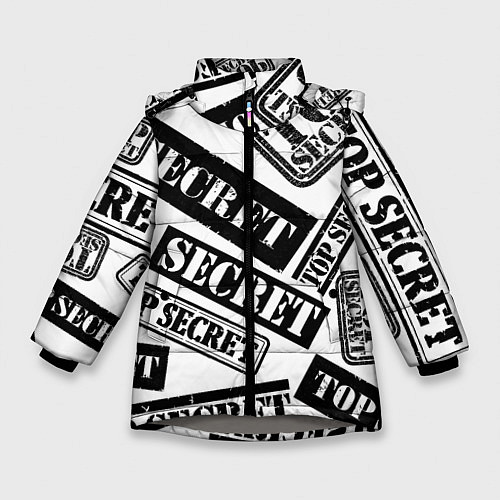 Зимняя куртка для девочки Top secret / 3D-Светло-серый – фото 1