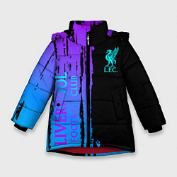 Куртка зимняя для девочки Liverpool FC sport, цвет: 3D-красный