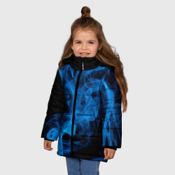 Куртка зимняя для девочки Neon neiro, цвет: 3D-черный — фото 2