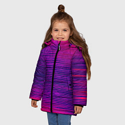 Куртка зимняя для девочки Color radiation, цвет: 3D-светло-серый — фото 2