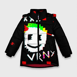 Куртка зимняя для девочки Белая Смерть, цвет: 3D-красный