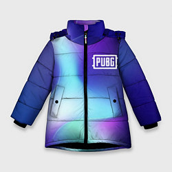 Куртка зимняя для девочки PUBG northern cold, цвет: 3D-черный