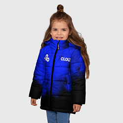 Куртка зимняя для девочки Форма Cloud9, цвет: 3D-черный — фото 2