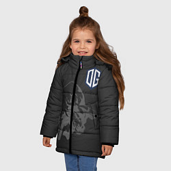 Куртка зимняя для девочки Форма OG, цвет: 3D-светло-серый — фото 2