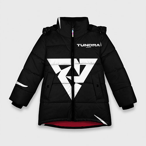 Зимняя куртка для девочки Форма Tundra Esports / 3D-Красный – фото 1