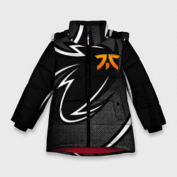 Куртка зимняя для девочки Fnatic - white line, цвет: 3D-красный