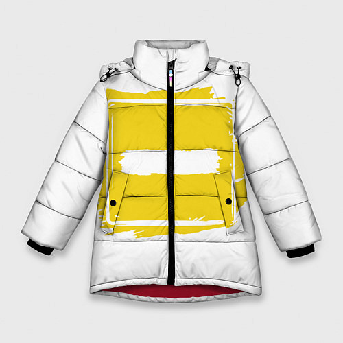 Зимняя куртка для девочки Ed Sheeran Subtract / 3D-Красный – фото 1