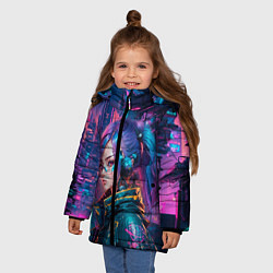 Куртка зимняя для девочки Айтишница, цвет: 3D-красный — фото 2