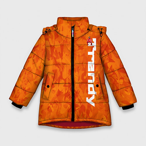 Зимняя куртка для девочки Дизайн Trendy / 3D-Красный – фото 1