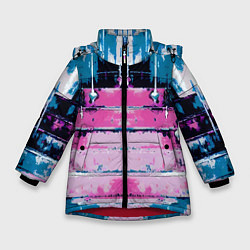 Зимняя куртка для девочки Ladder - art - texture