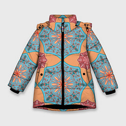 Зимняя куртка для девочки Ажурный орнамент
