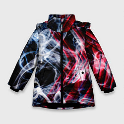 Зимняя куртка для девочки Дым и стрелки