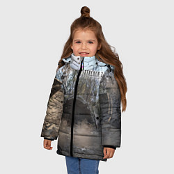 Куртка зимняя для девочки STALKER 2 тоннель, цвет: 3D-красный — фото 2