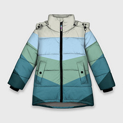 Куртка зимняя для девочки Пентопалитра, цвет: 3D-светло-серый