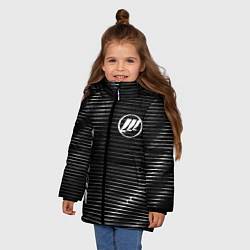 Куртка зимняя для девочки Lifan sport metal, цвет: 3D-черный — фото 2