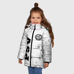 Куртка зимняя для девочки PSV sport на светлом фоне вертикально, цвет: 3D-черный — фото 2