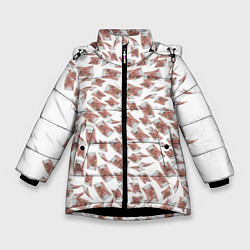 Зимняя куртка для девочки Деньги рубли