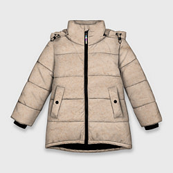 Зимняя куртка для девочки Песочная текстура