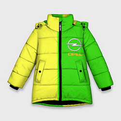 Зимняя куртка для девочки Opel текстура