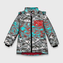 Зимняя куртка для девочки PUBG милитари