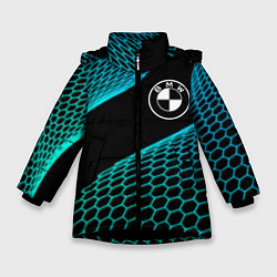 Зимняя куртка для девочки BMW electro hexagon
